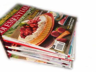 Recipes Journals Southern  “Classics every cook should know” , Low Calories recipes, 15 min recipes and more