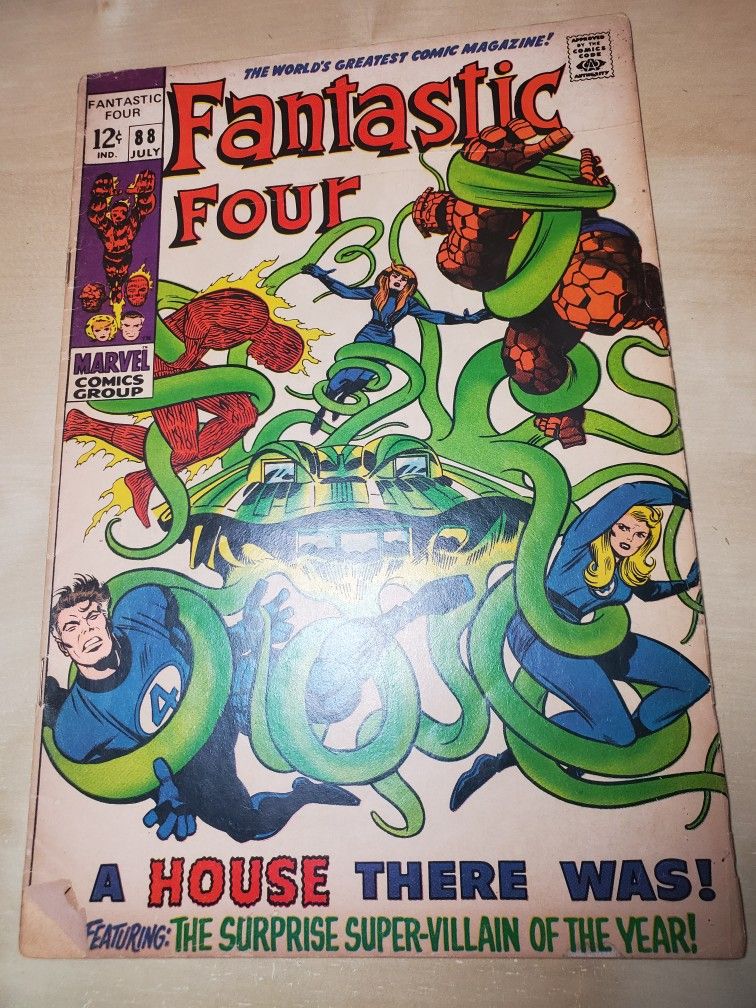 Fantastic Four #88 Comic Book (Marvel, July 1969) Silver Age