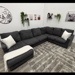 Gray Sectional Couch - Free Delivery 