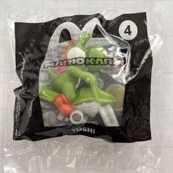 McDonald's Happy Meal Nintendo Mario Kart Yoshi #4 2022 Toy New In Bag