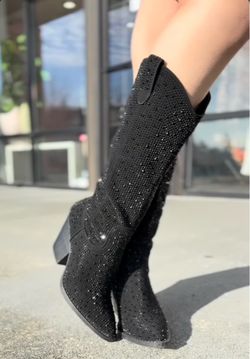 Rhinestone boots
