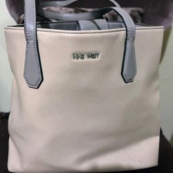 Two Tone Beige Nine West Handbag