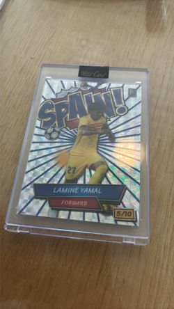 Lamine yamal 5/10 trading card