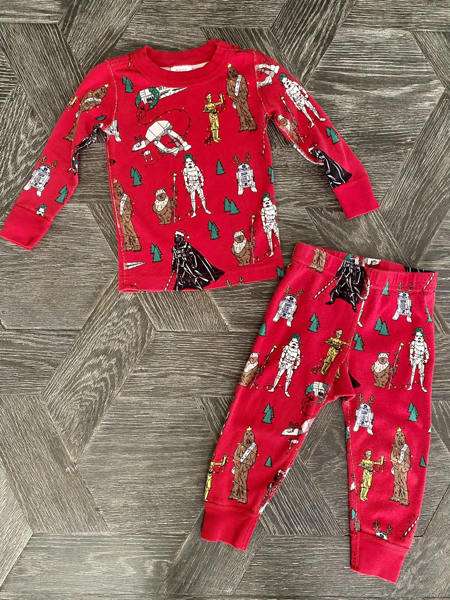 Hanna Andersson Star Wars Christmas holiday pajamas (2T)