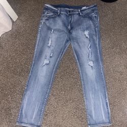 Stacked jeans/skinny jeans