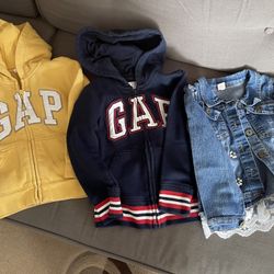 Girls Gap Hoodies & Korean Brand Jean Jacket 