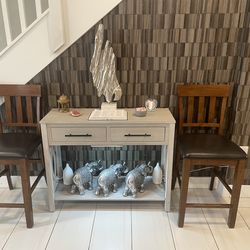 Sillas altas de madera