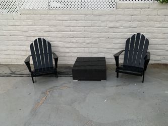patio set wood