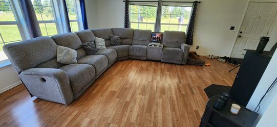 Power Reclining Sectional Sofa – Massage • Heat • Storage • Cupholders