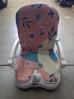 Dreamd7 On Me Munch N Go Booster Seat for Babies 6–36 Months, 3-in-1 Feeding, Floor & Table Seat, Adjustable 4 Heights, Lightweight Portable Design, 3