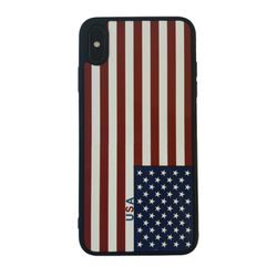 iPhone XS Max  USA Flag Case,