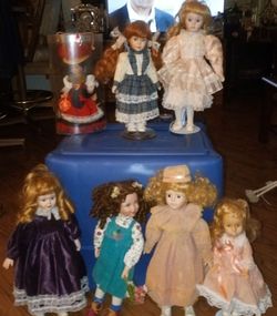 Vintage dolls - buy 2 get 3rd one free
