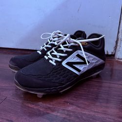 New Balance 3000 V4 Men's Metal Baseball Cleats Size 11.5 M Black/White L3000BK4