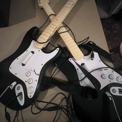 Xbox 360 Wired and Wireless Guitar 