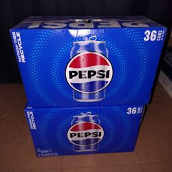 36 Pack Pepsi 12oz Cans $18 Each 