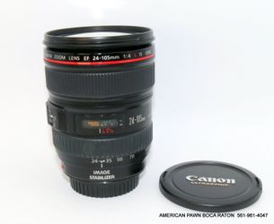 Canon EF 24-105mm f/4 L IS USM Zoom Auto & Manual Focus Lens