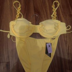 New Yellow Daisy Bikini Bathing Suit $18 OBO 