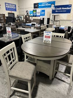 BRAND NEW DINING SET (table and chairs)!! SHOP NOW - PAY LATER!! NO CREDIT CHECK FINANCE AVAILABLE!!