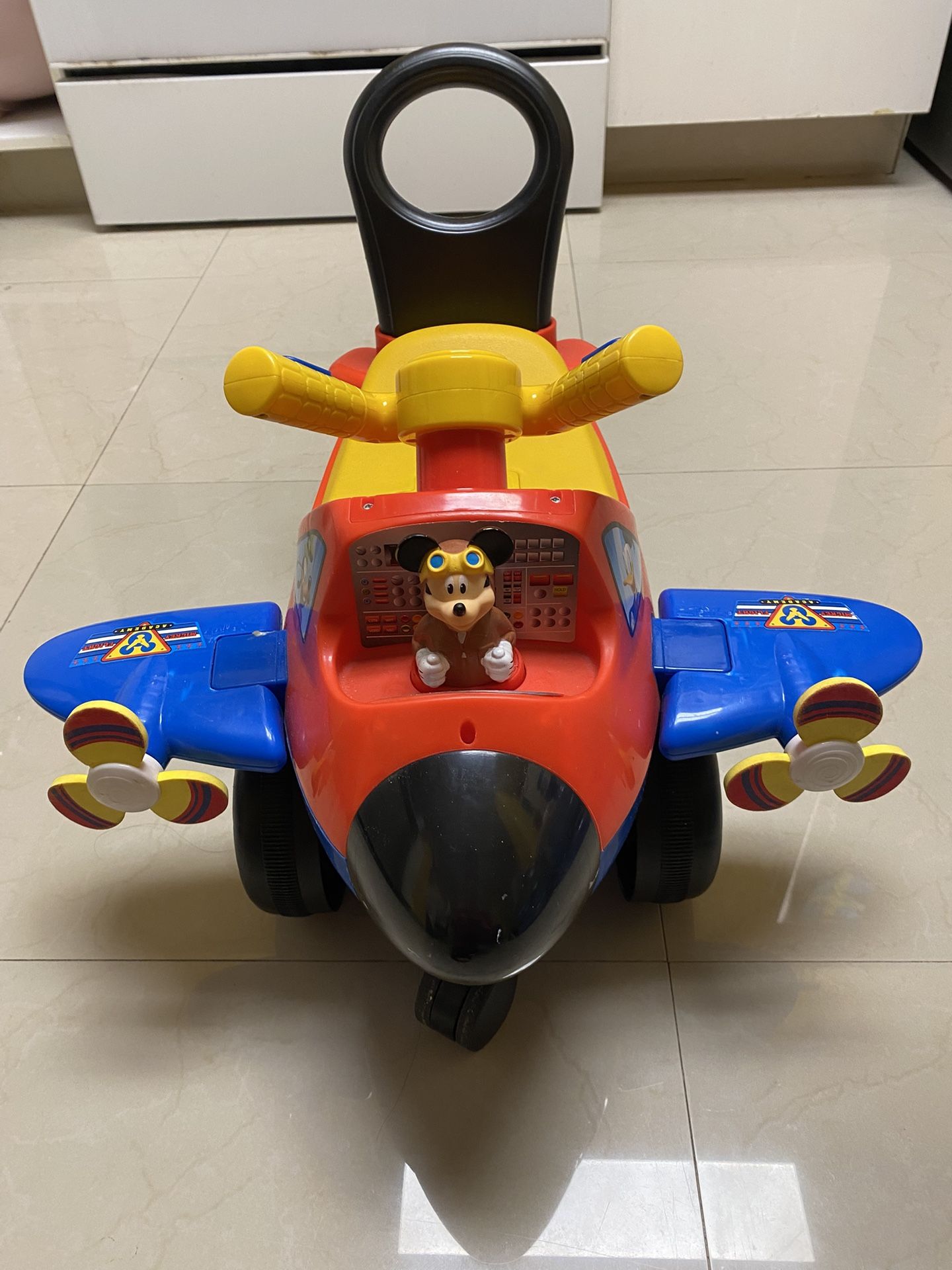 Mickey Mouse Plane Light & Sound Activity Ride-On