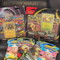 Pokemon perfect order, mega evolutions Sealed Trading Card Game Packs bundle