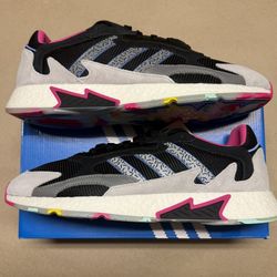 Adidas Tresc Run Black Pink men’s size 14 shoes Rare NEW!