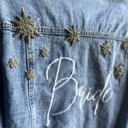 Bride Denim Jacket Size Medium 