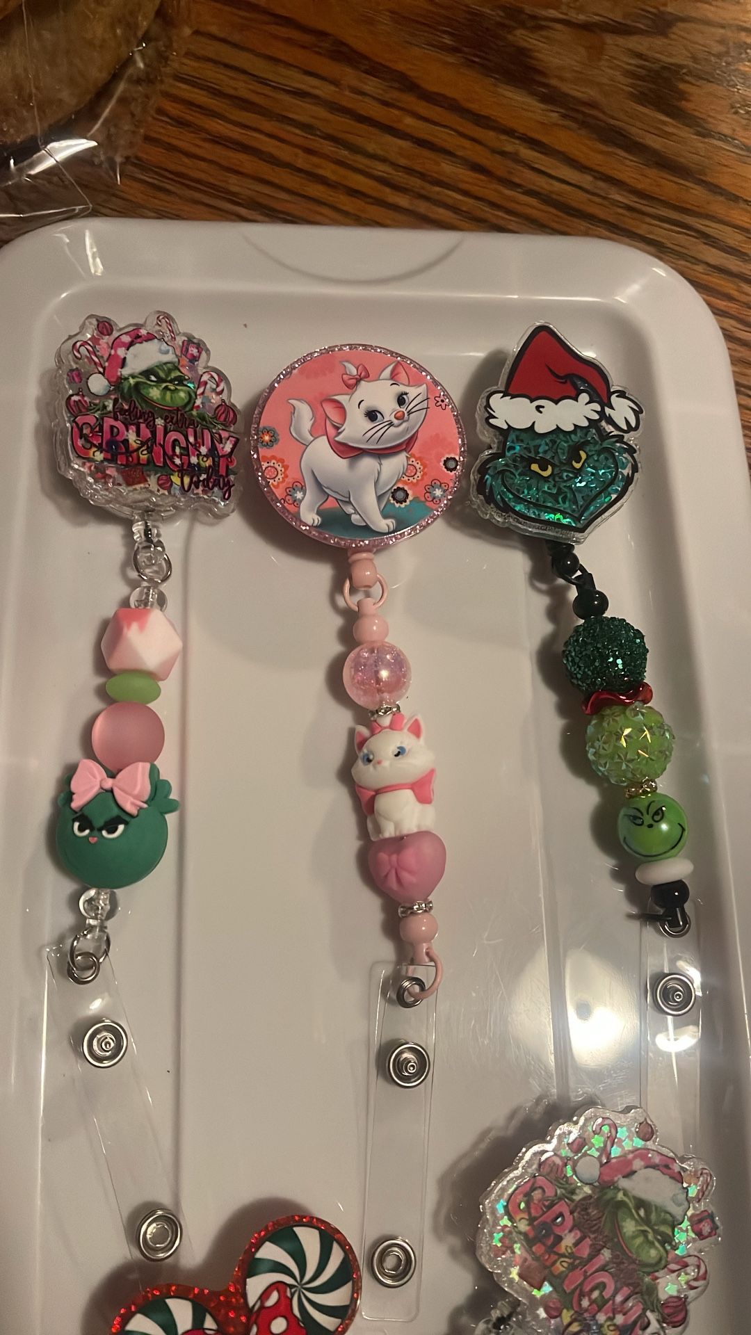 Beaded Badge Reels