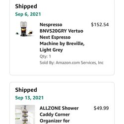 Nespresso BNV520GRY Vertuo Next Espresso Machine by Breville, Light Grey