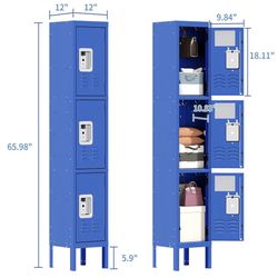 Set of Two School Lockers