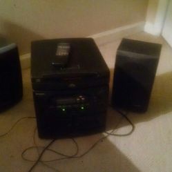 3 disc...2 cassette stereo system