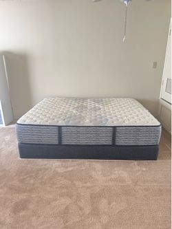 Queen Mattress (Medium-firm) with Box Spring
