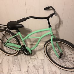 Three Six Zero Beach Cruiser Bike 26” Wheels Bicycle