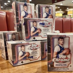 🏀 9x Topps Chrome 25/26 Basketball Blasters - DEAL OF THE NIGHT!