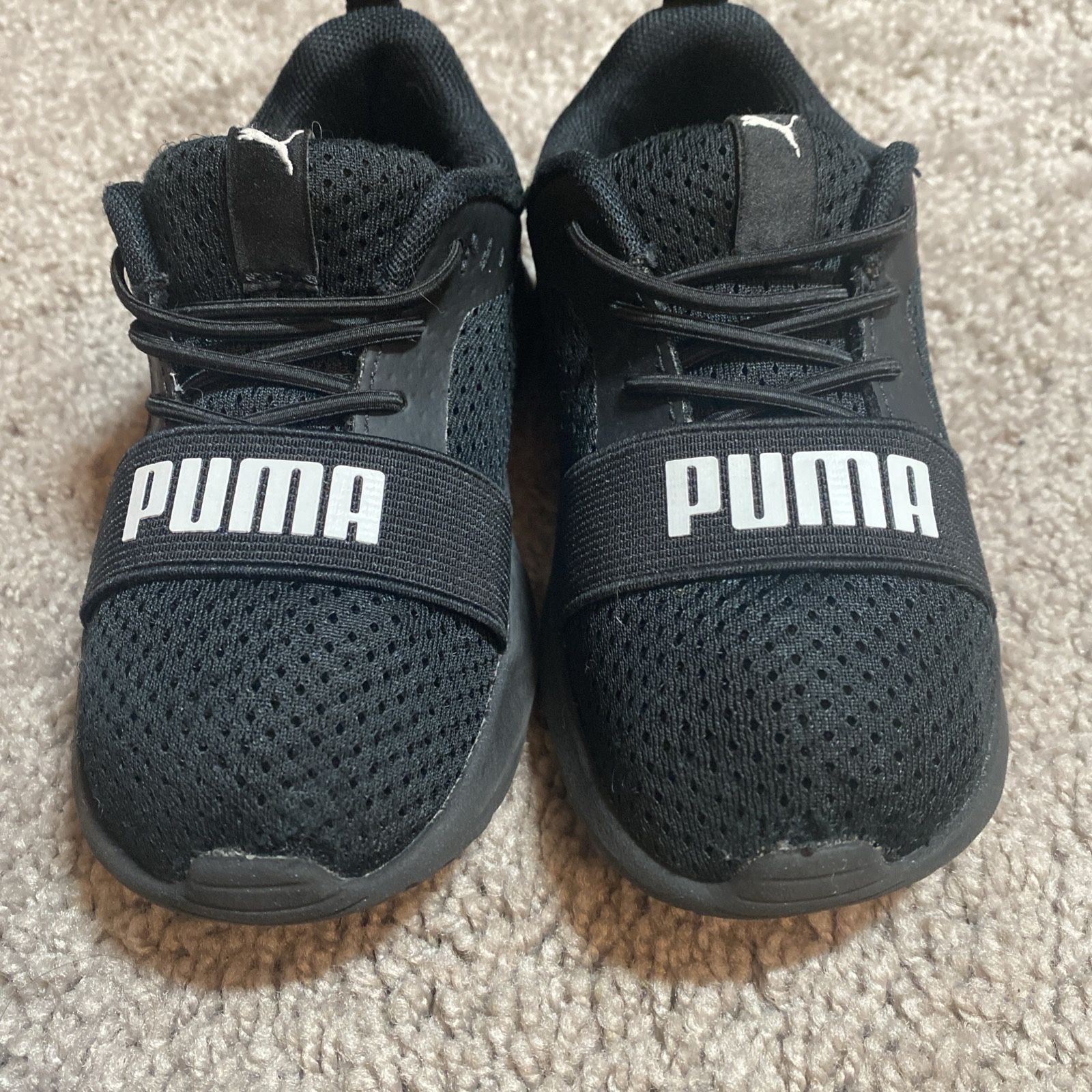 Black Puma Low Top Sneakers Toddler Size 9c