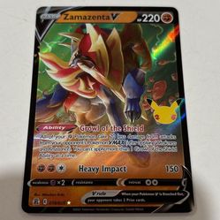 Zamazenta V Pokémon Card