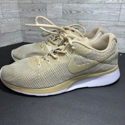 Nike Womens Tanjun 921668-200 Beige Running Shoes Sneakers Size 10