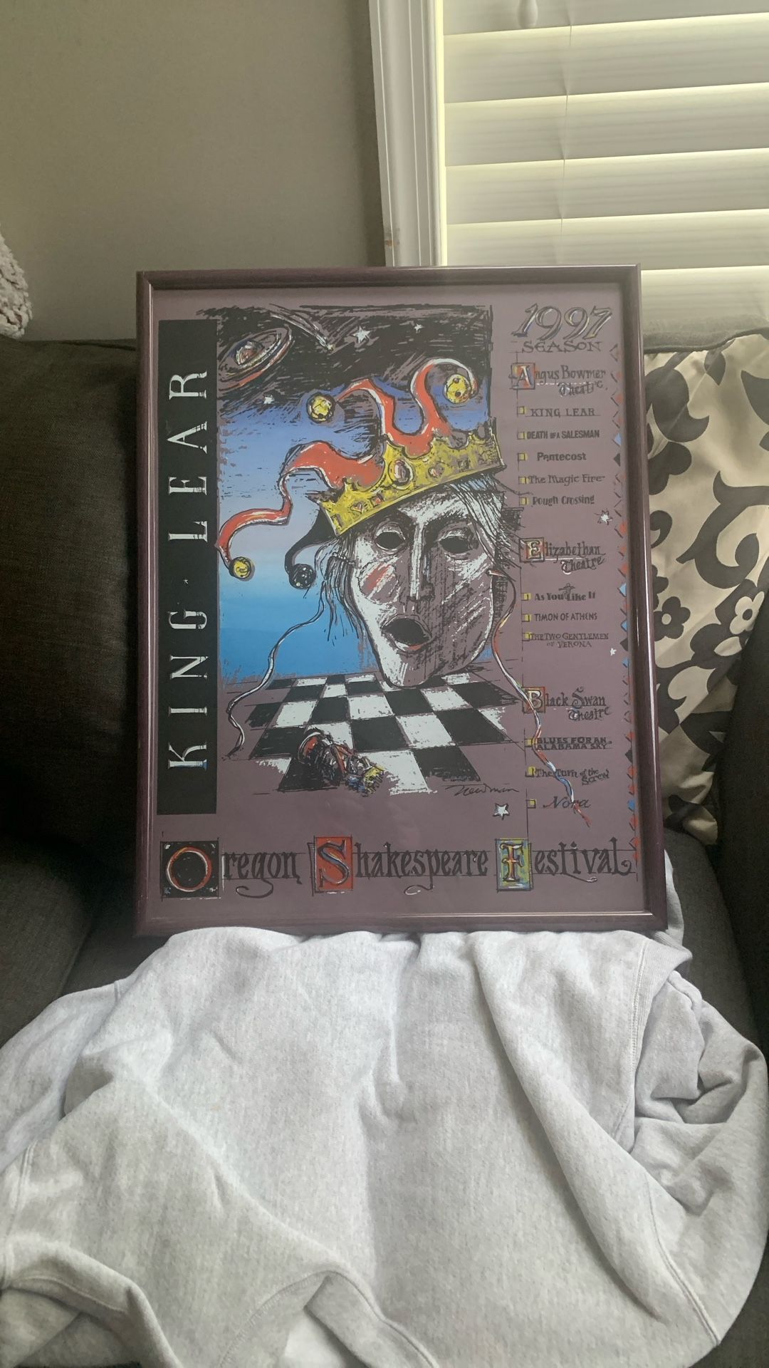 Framed Poster Oregon Shakespeare Festival 1997