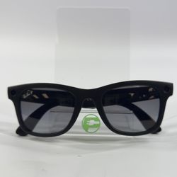 Ray-Ban Meta Wayfarer Gen 1 Matte Black Polarized RW4008 601ST3 AI Smart Glasses