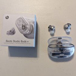 New In Open Box - Beats Studio Buds + Clear/Transparent 