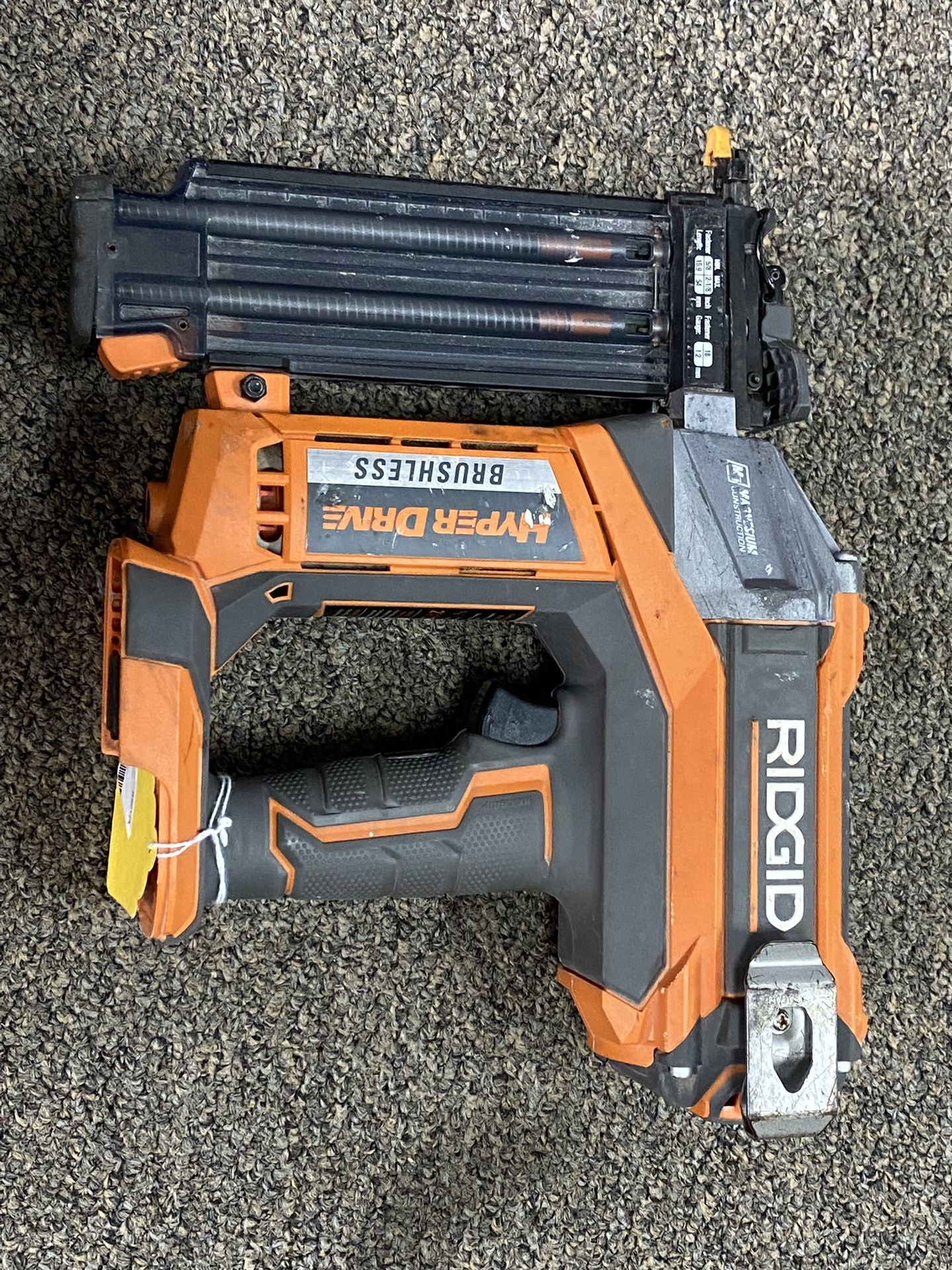 Ridgid Nailer Battery Powered 