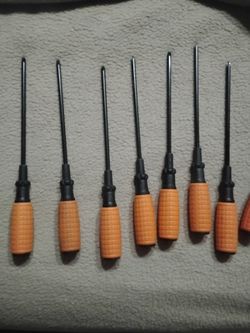 Bulk Lot of Orange Handle Screwdrivers