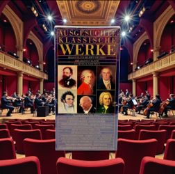 3 Stereo Cassette Box Set Sealed Classical Music [Ausgesuchte Klassische Werke]. Box reads in German. This is a 3 Stereo Cassette box set titled "Ausg
