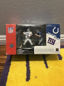  THE MANNING BROTHERS MCFARLANE PEYTON & ELI NEW YORK GIANTS  INDIANAPOLIS COLTS
