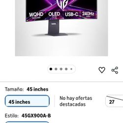 LG 45GX900A-B  $800 or trade for a smaller one plus cash difference.