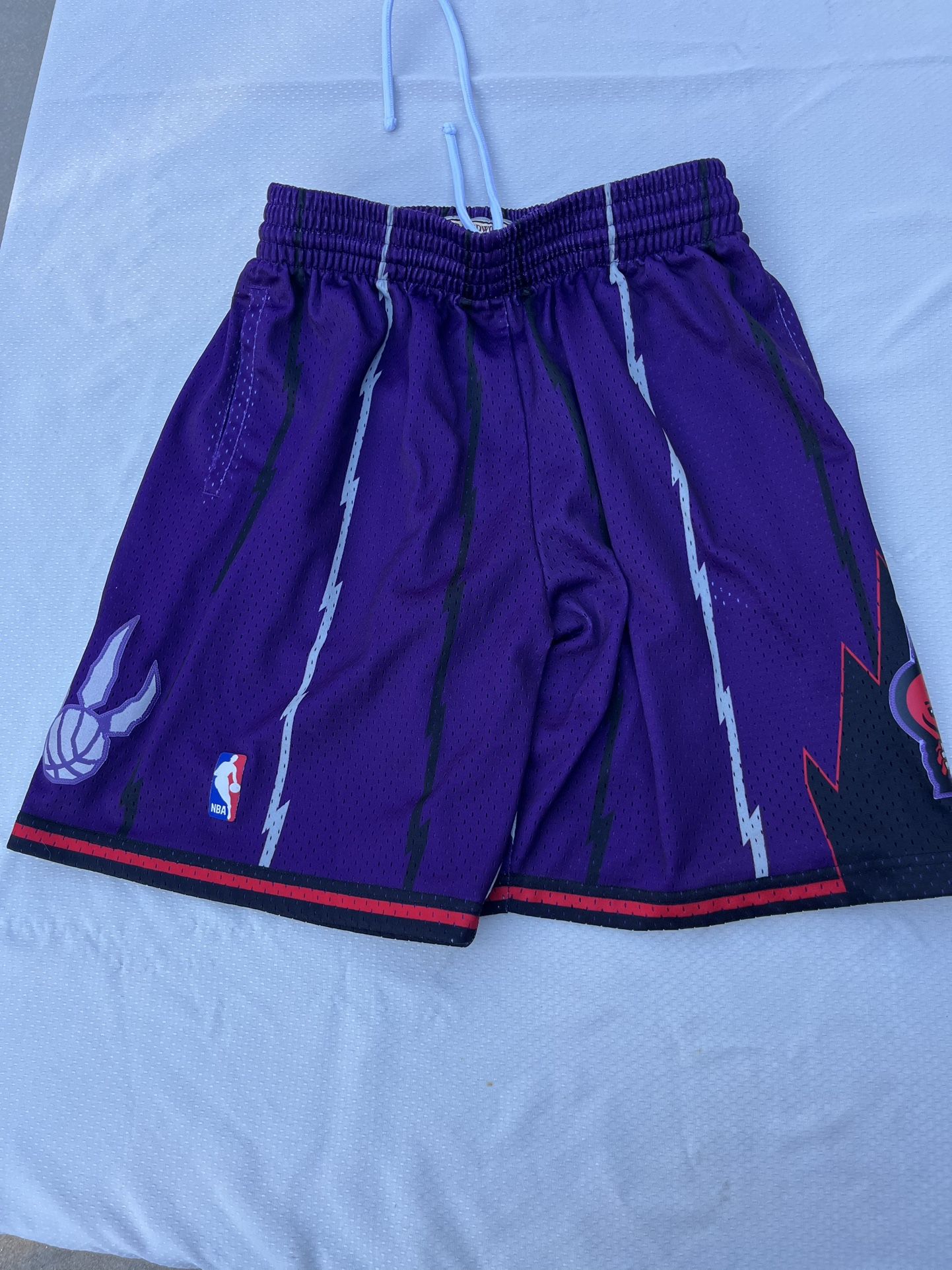 Mitchell & Ness Authentic Toronto Raptors 1998-99 Swingman Road Shorts