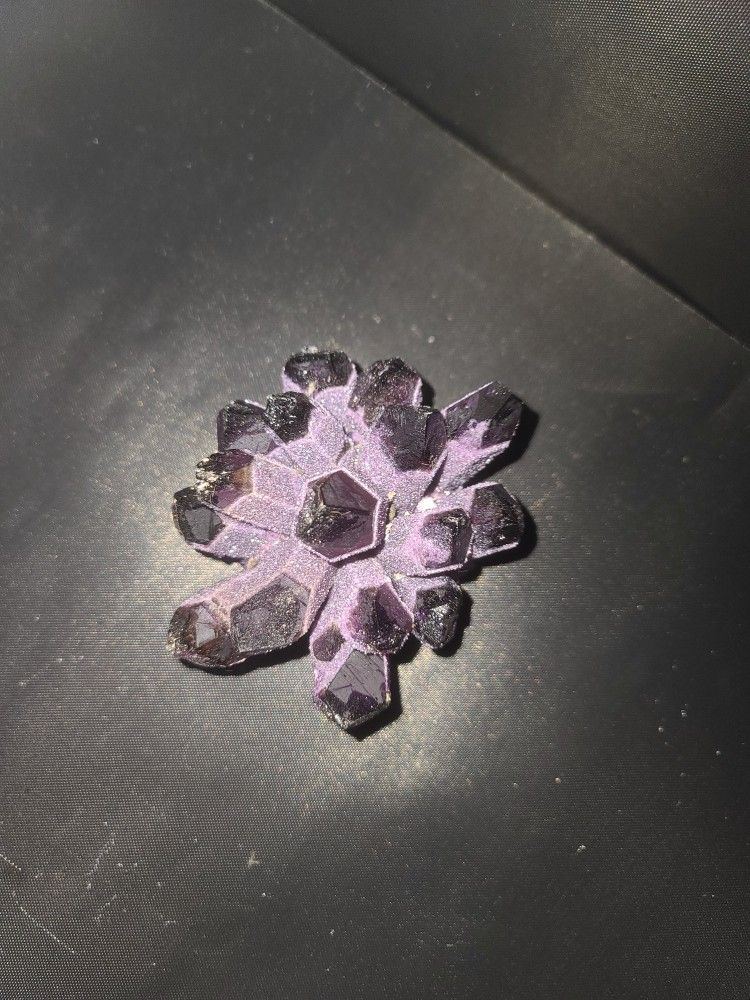 Beautiful natural purple phantom Quartz crystal cluster