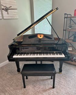 Baby grand piano