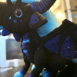 Crochet Dragon - Winter