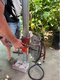 Milwaukee coring machine