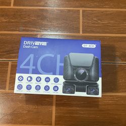 Cámara para carro Driveye Dash Cam D7-4CH, 360 degree CH, 4k,